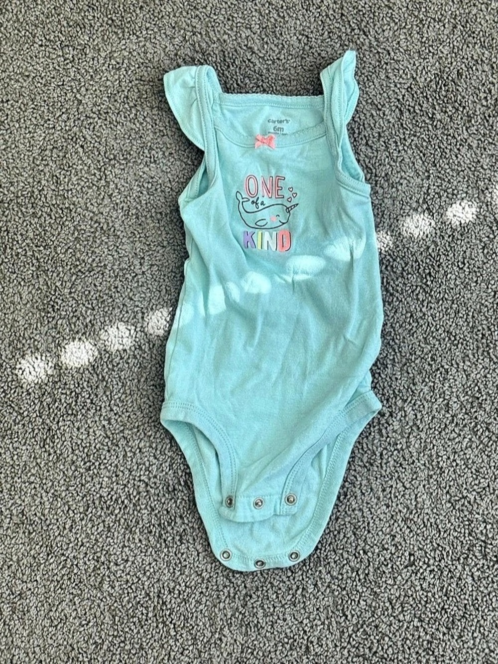 Carter's Baby Blue Graphic Bodysuit